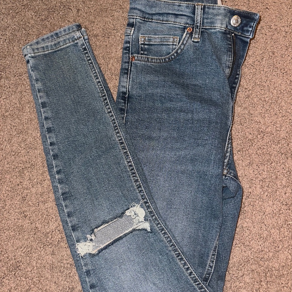 Topshop ‘Jamie’ High Waist Skinny Jeans
